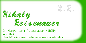 mihaly reisenauer business card